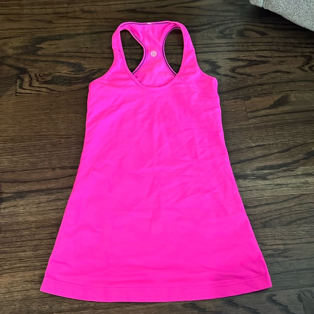 Lululemon racerback pink tank